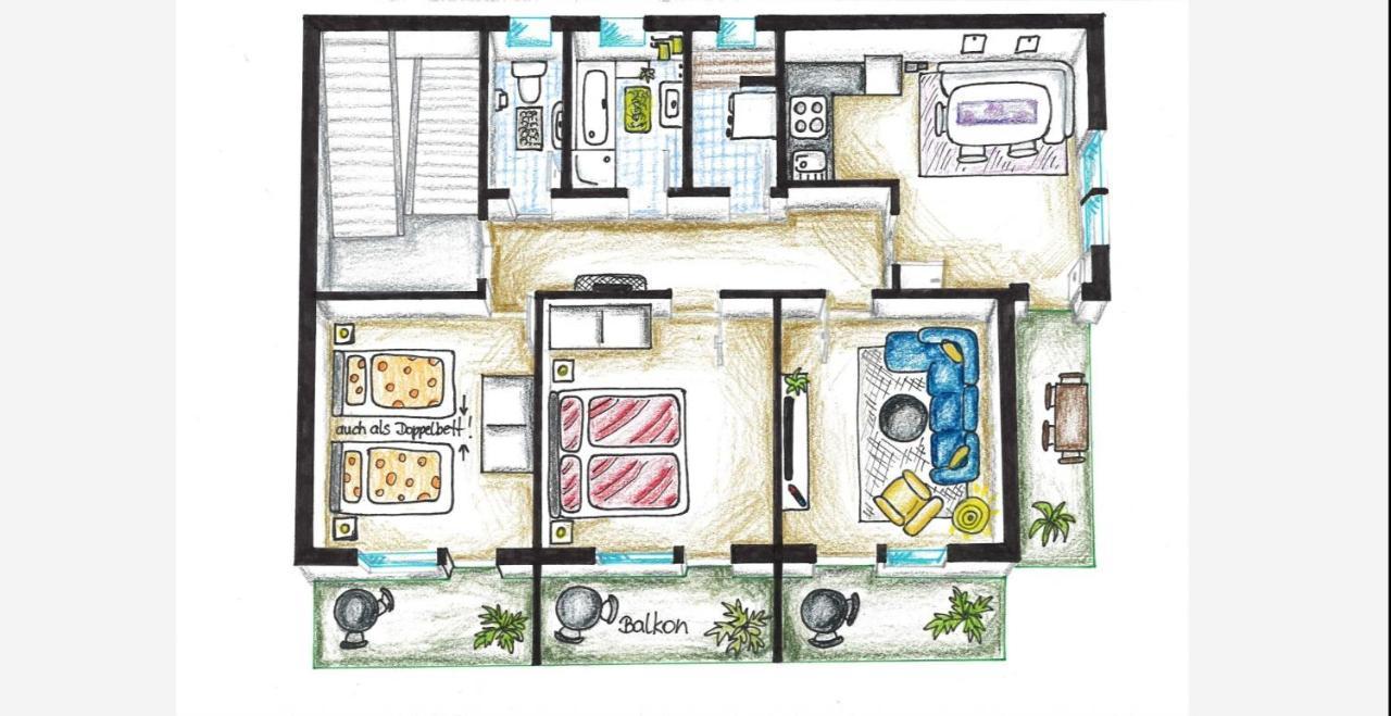 Angerpartments-Sonnige Grosse Wohnung Mit Balkon Und Kostenlosen Parkplatz Döbriach Eksteriør bilde